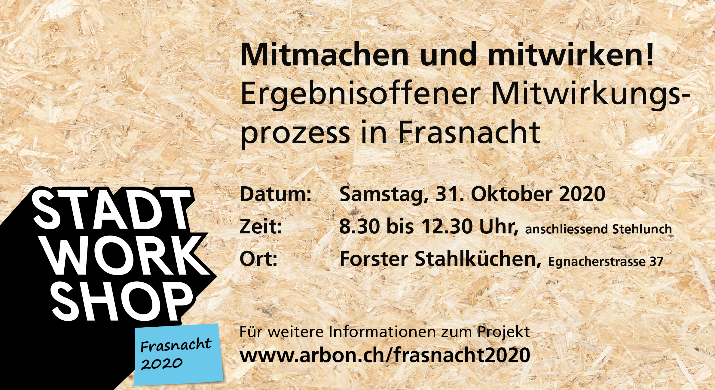 Banner Stadtworkshop Banner Stadtworkshop