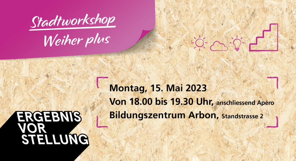Responsive Image Webbanner Ergebnisvorstellung Stadtworkshop Weiher plus
